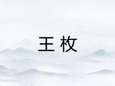 王枚