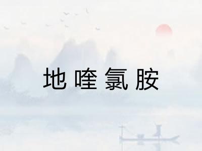 地喹氯胺