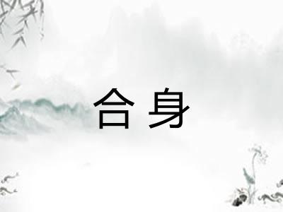 合身