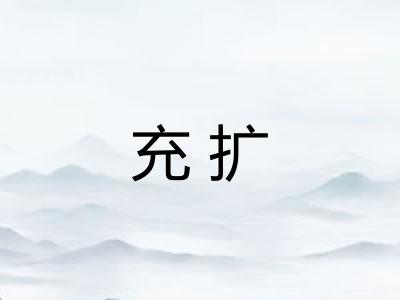 充扩