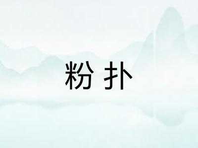 粉扑