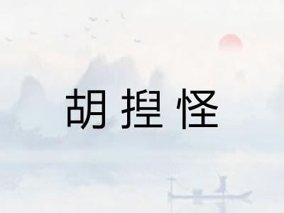 胡揑怪