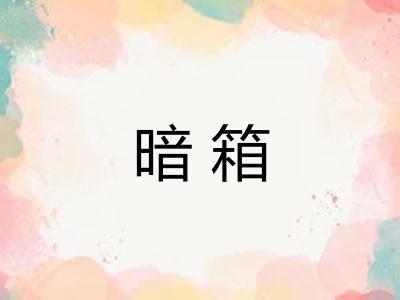 暗箱