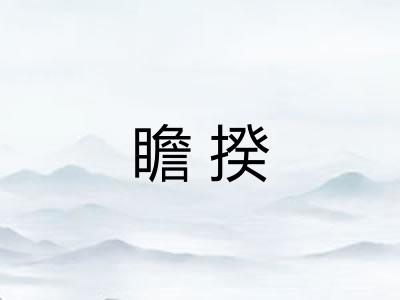 瞻揆