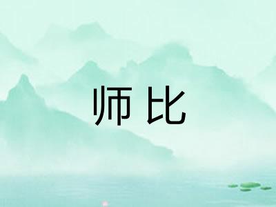 师比