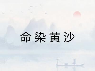 命染黄沙