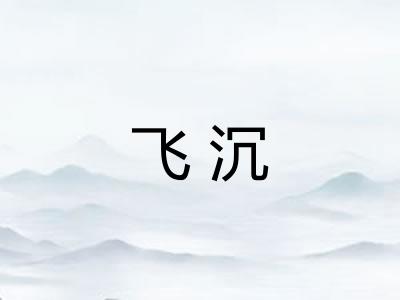 飞沉