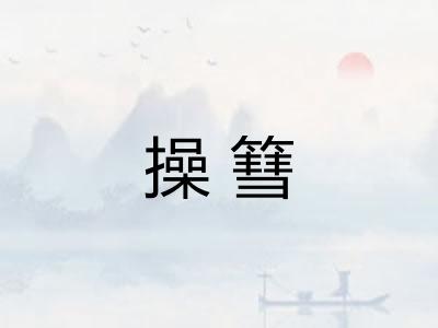 操篲