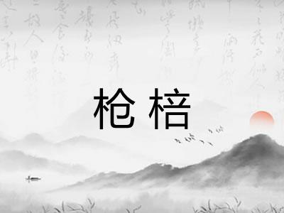 枪棓