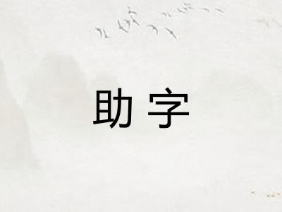 助字