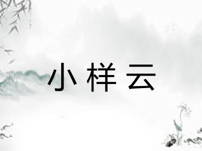 小样云