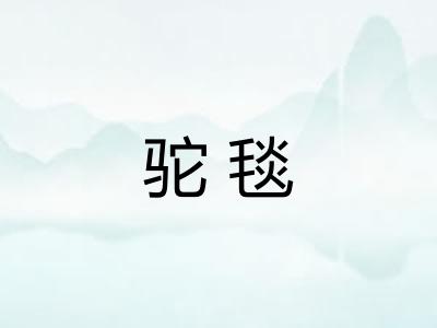 驼毯