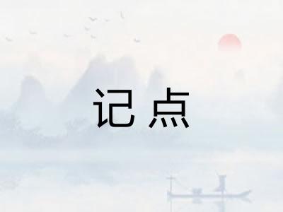 记点