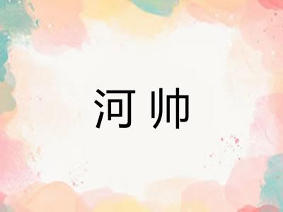 河帅