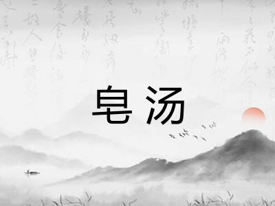 皂汤