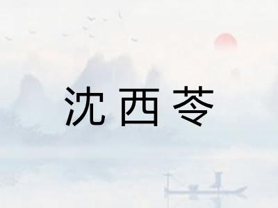 沈西苓