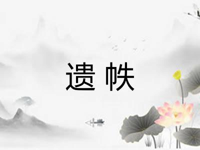 遗帙