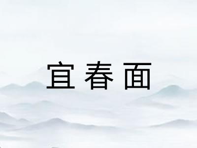 宜春面