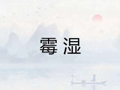 霉湿