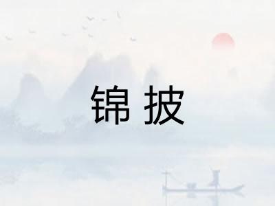 锦披